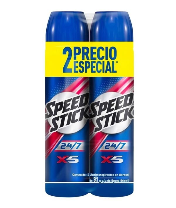 Speed Stick Deo 24/7 X5 Spray X 2 Unid