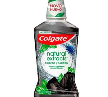 Colgate Enjuague Bucal Nat. Carbon 500ml