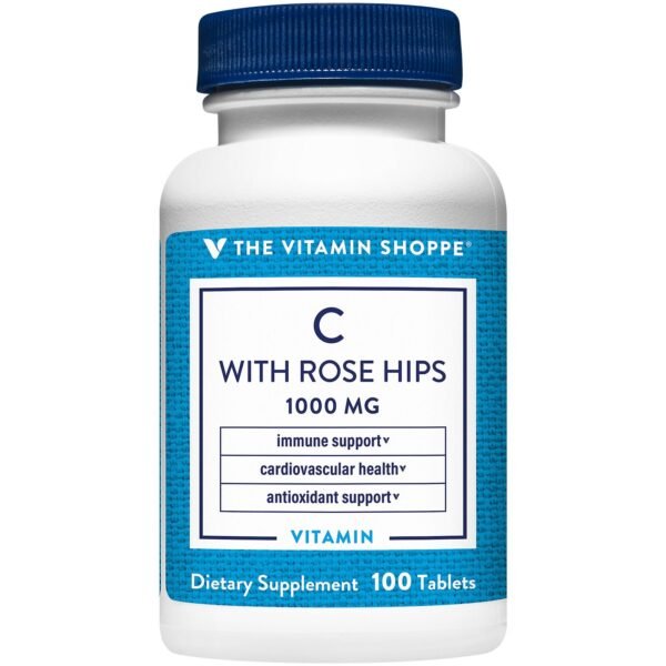 The Vitamin Shoppe C-1000 Mg C/ Rose Hips X 100 Tab.