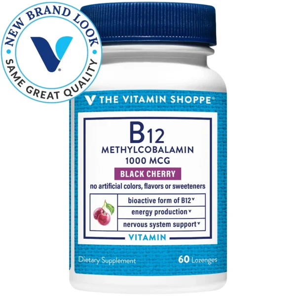 The Vitamin Shoppe B12 Methylcobalamin 1000mcg X 60subl