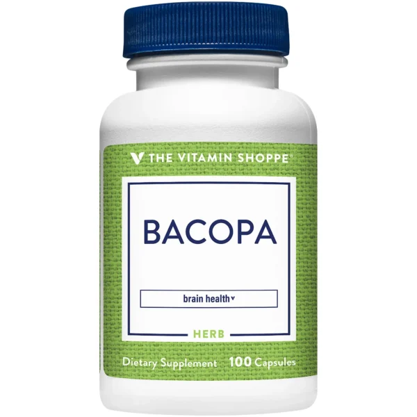 The Vitamin Shoppe Bacopa 500 Mg X 100 Caps.