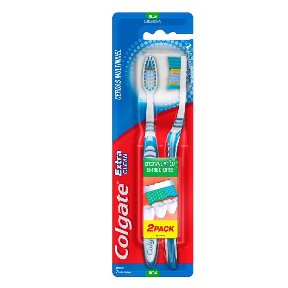 Colgate Cep. Extra Clean 2 X 1