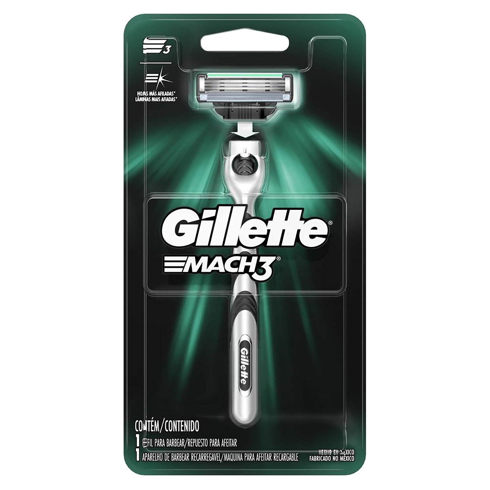 Gillette Mach 3 Maq. Negro