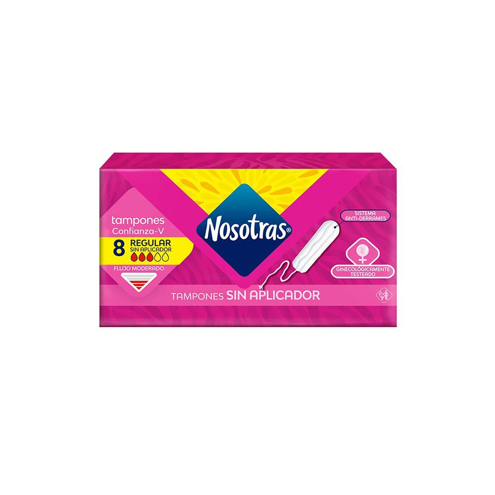 Nosotras Tampones Regulares X 8 Und