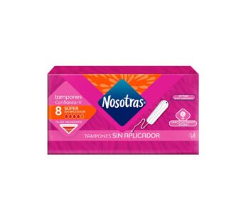 Nosotras Tampones Confianza V X 8 Un