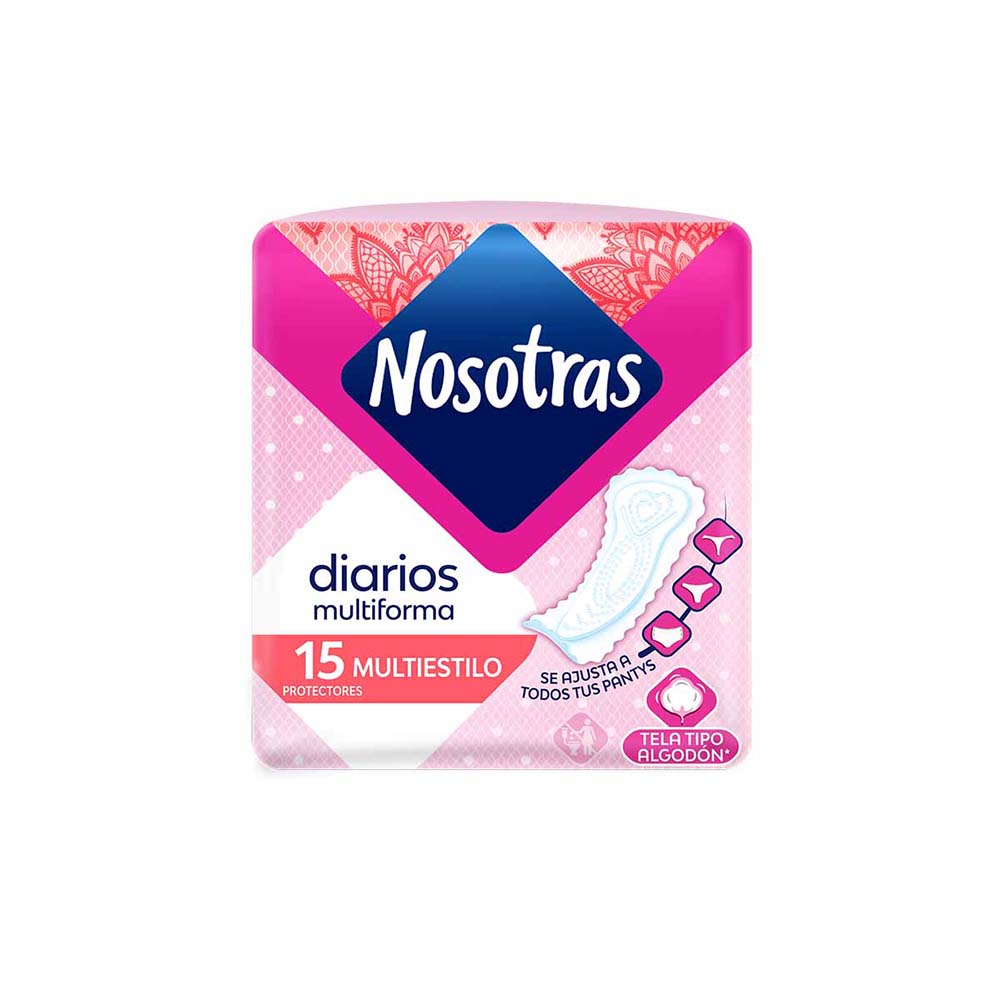 Nosotras Diarios Multiestilo X 15 Unid.