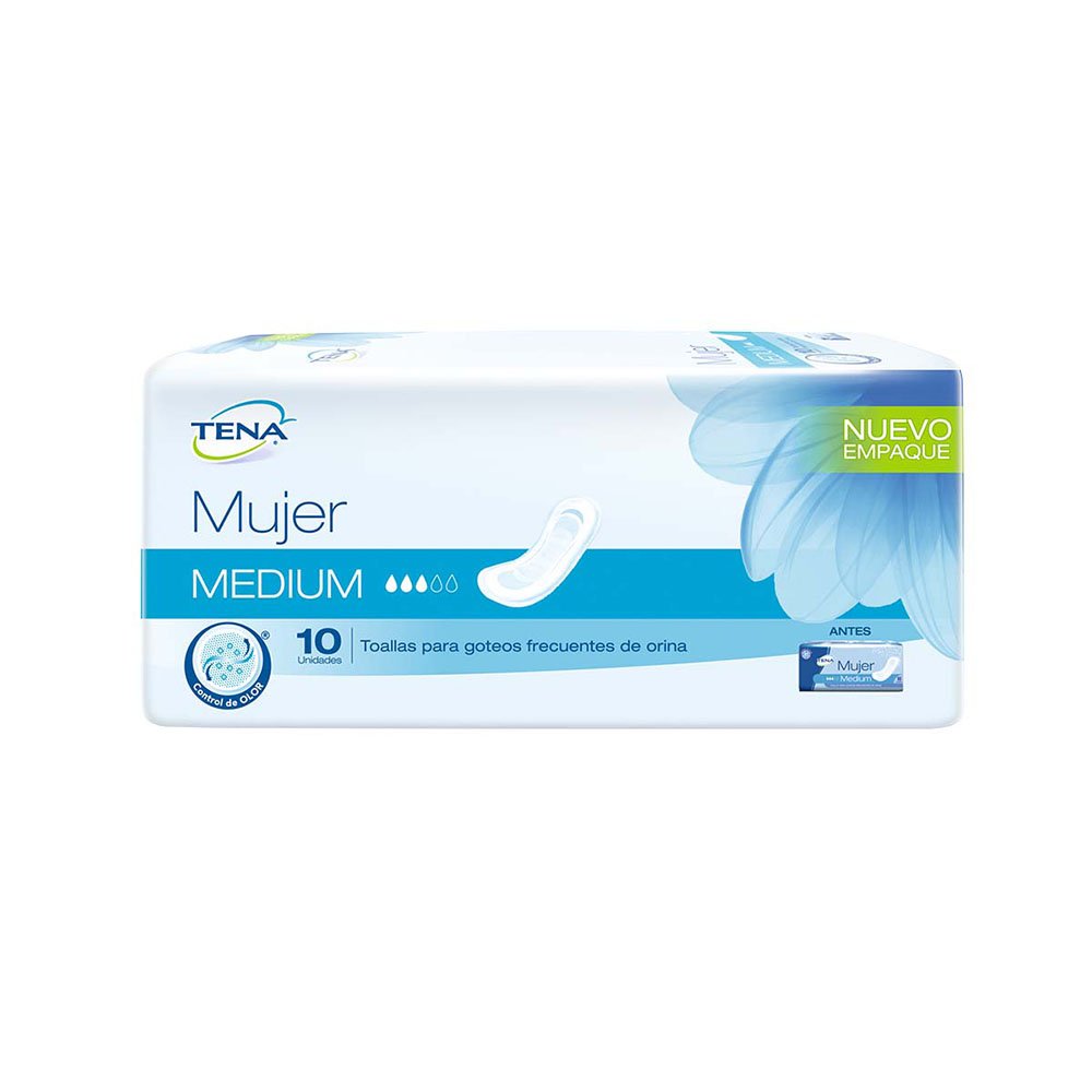 Tena Mujer Medium X 10 Unid.