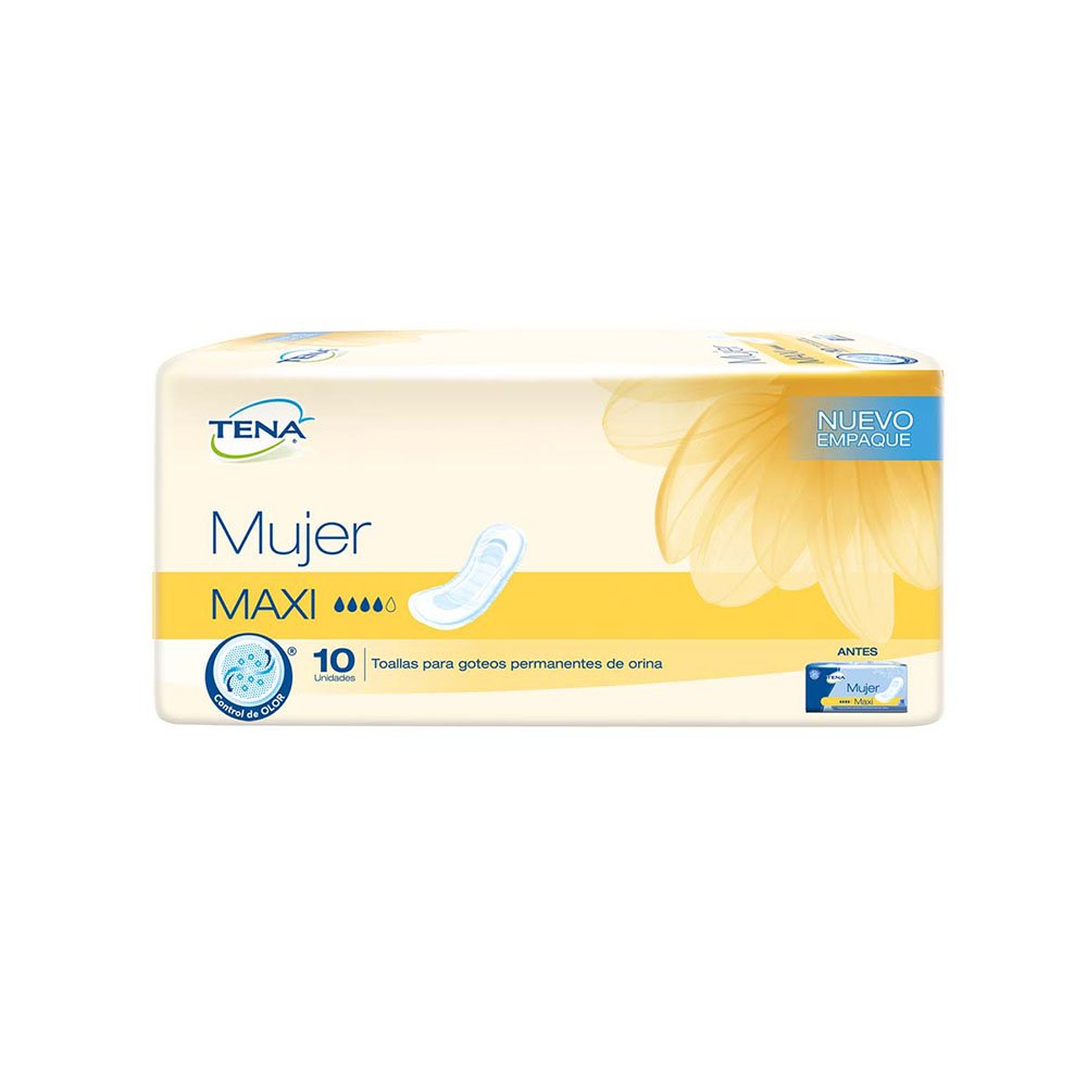 Tena Mujer Maxi X 10 Unid.