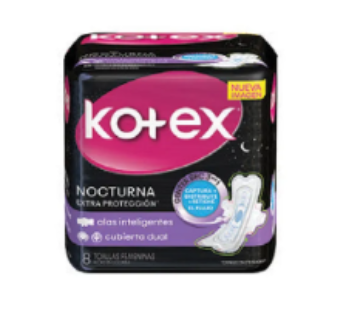 Kotex Evolution Nocturna X 8 Unid.
