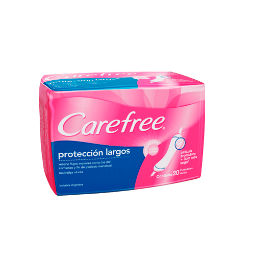 Carefree Long Protectores Diarios Con Perfume X 20 Unidades.