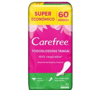 Carefree Todos los Días Tanga Tanga Sin Perfume X 60 Unidades.