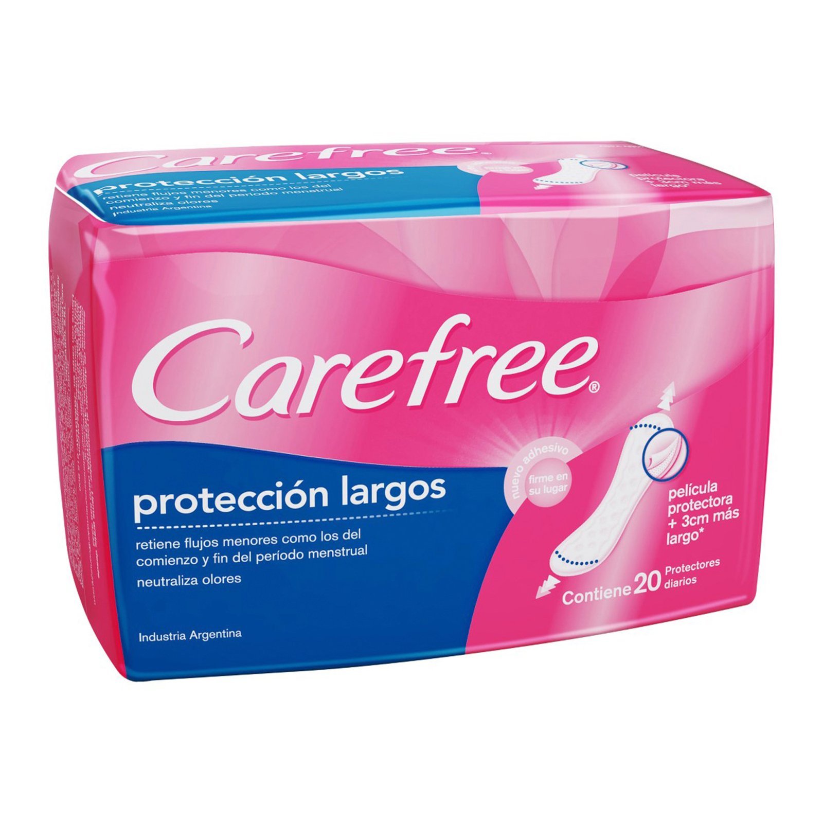 Carefree Long Protectores Diarios X 20 Unidades.
