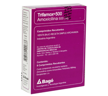 Trifamox Ibl 500 Mg Caja  X 16 Comp.