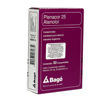Plenacor 25 Mg Caja X 30 Comp.