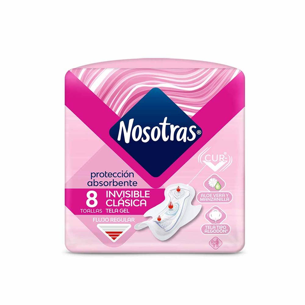 Nosotras Invisible Clasica X 8 Unid.