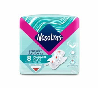 Nosotras Naturals C/A Tela Gel X 8 Unid.