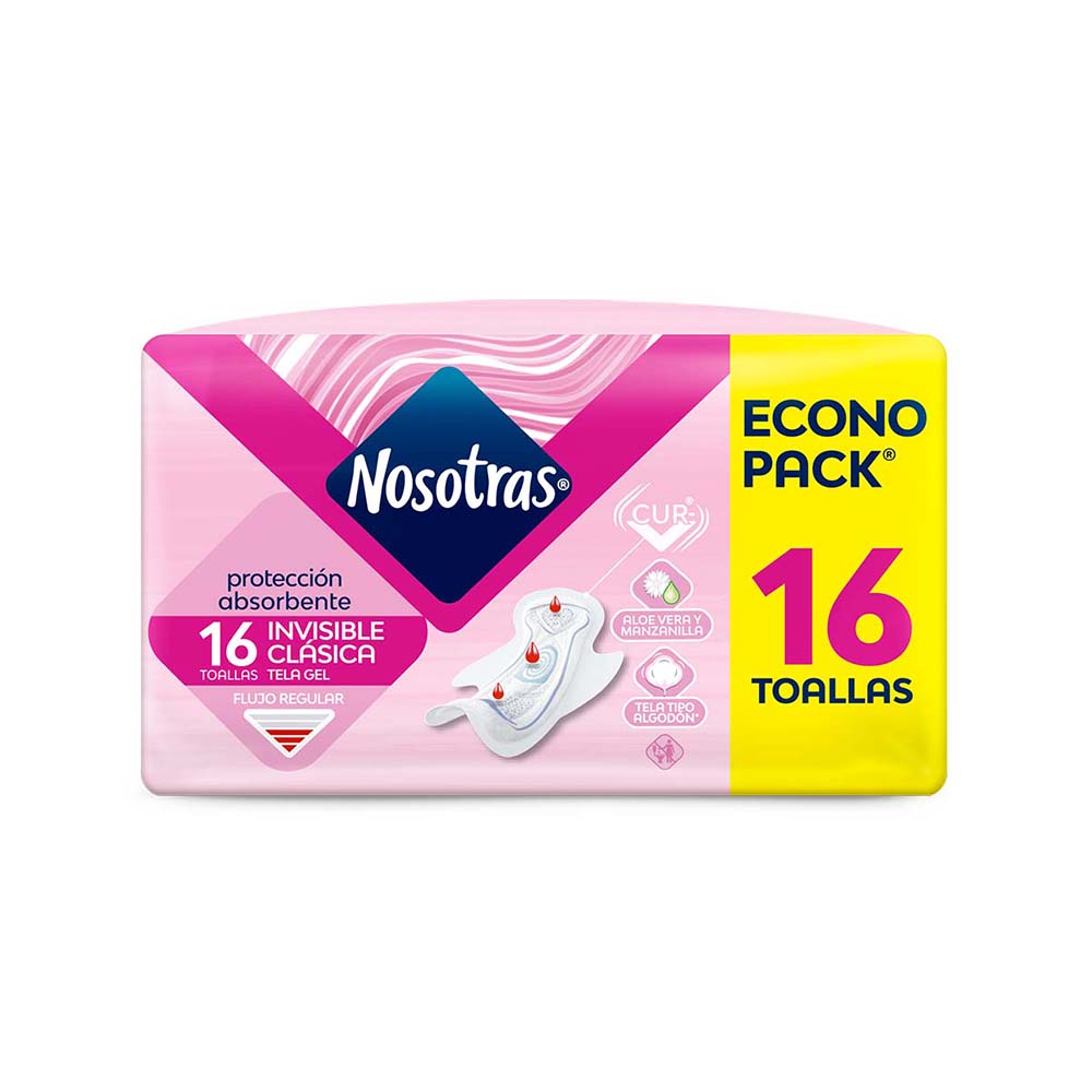 Nosotras Invisible Clasica X 16 Unid.