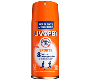 Livopen Repelente Sports 8hs X 165 Ml