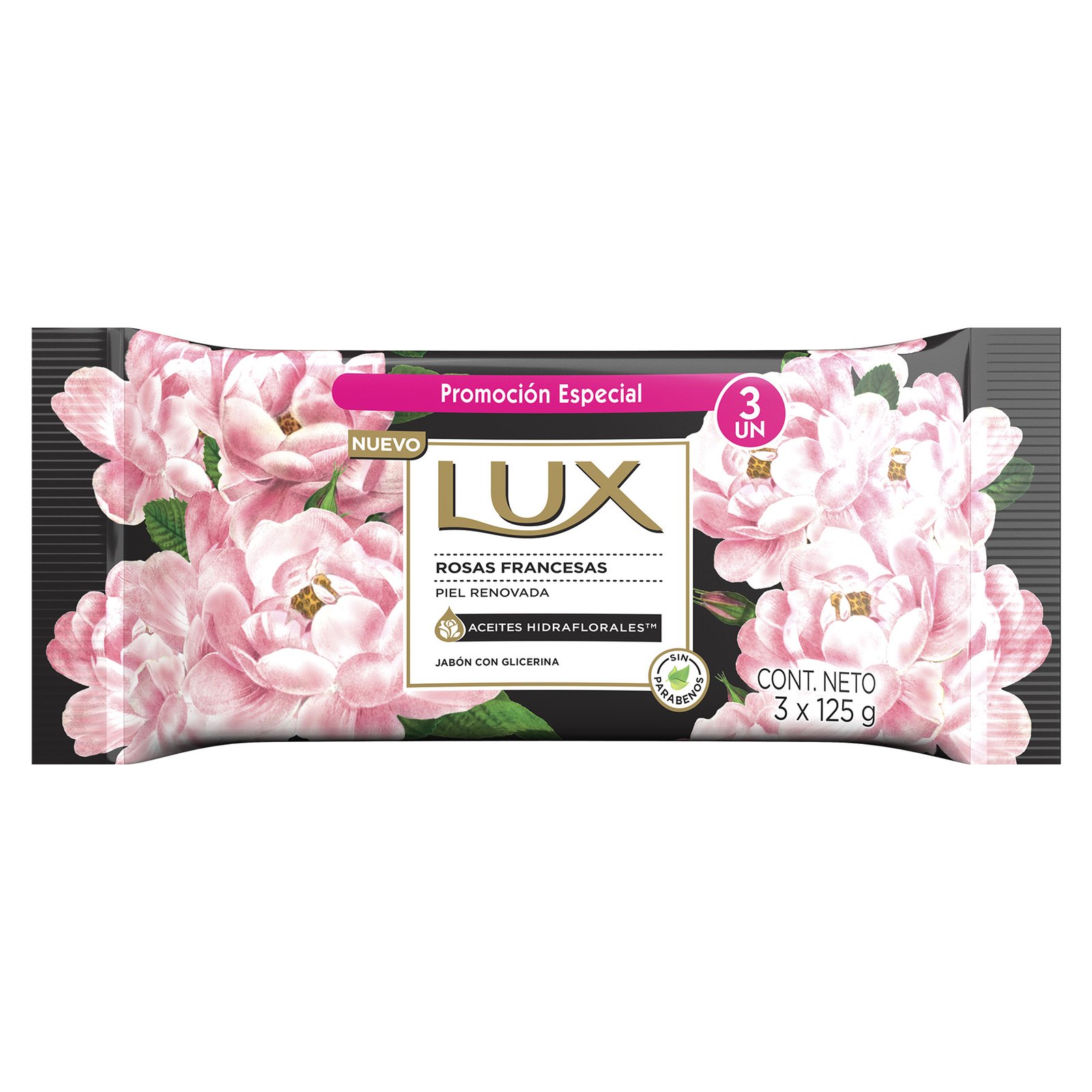 Lux Jabon Rosas Francesas X 3 X 125 Gr