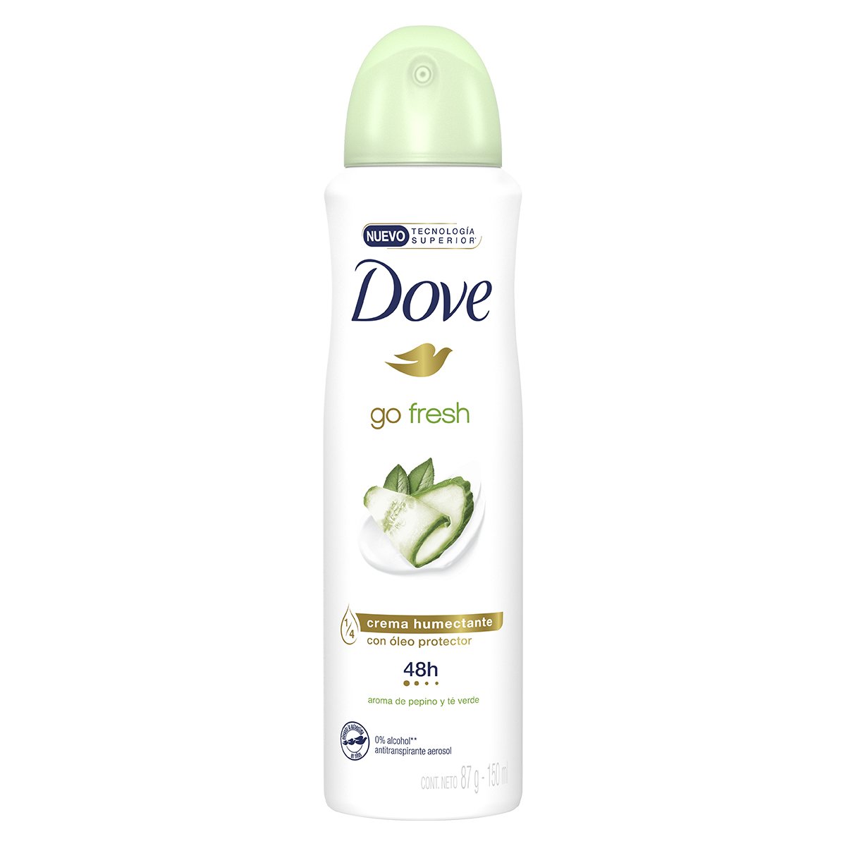 Dove Deo Spray Go Fresh Pepino X 87 Gr.