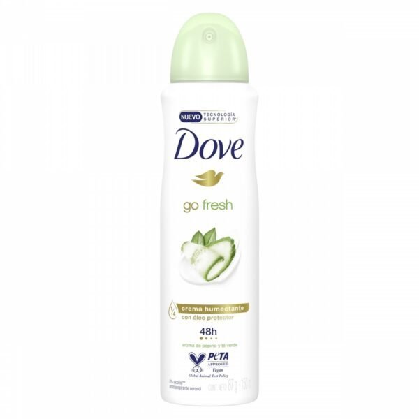 Dove Deo Spray Go Fresh Pepino 48h X 87g