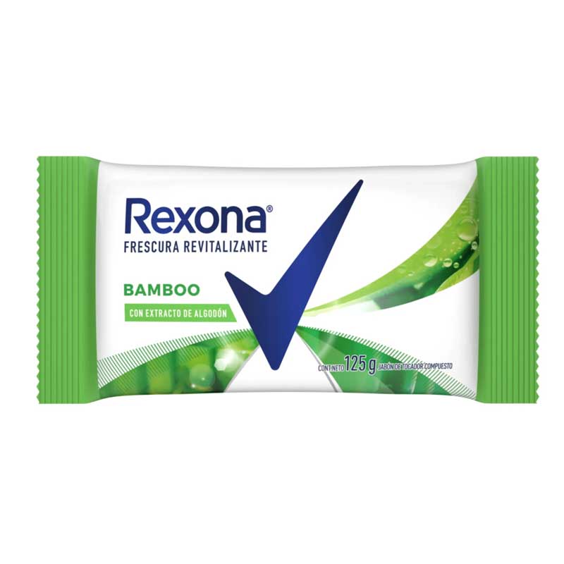 Rexona Jabon Bamboo Frescura X 125 Gr