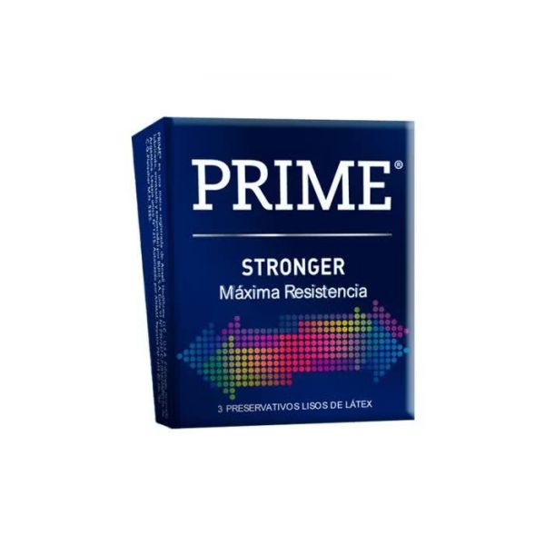 Prime Stronger Preservativos X 3 Un