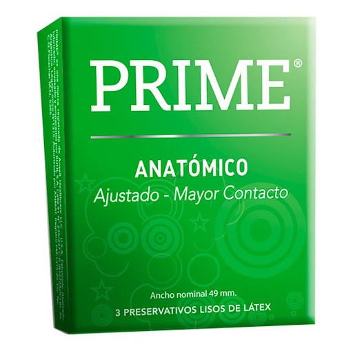 Prime Anatomico Preservativos X 3 Unid