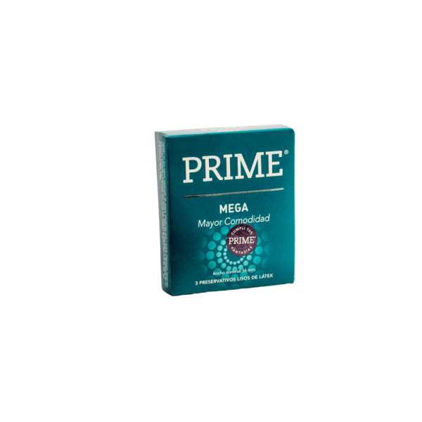 Prime Mega Preservativos X 3 Unid.