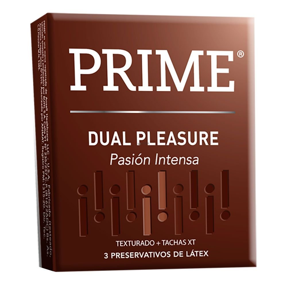 Prime Dual Pleasure Preservativos