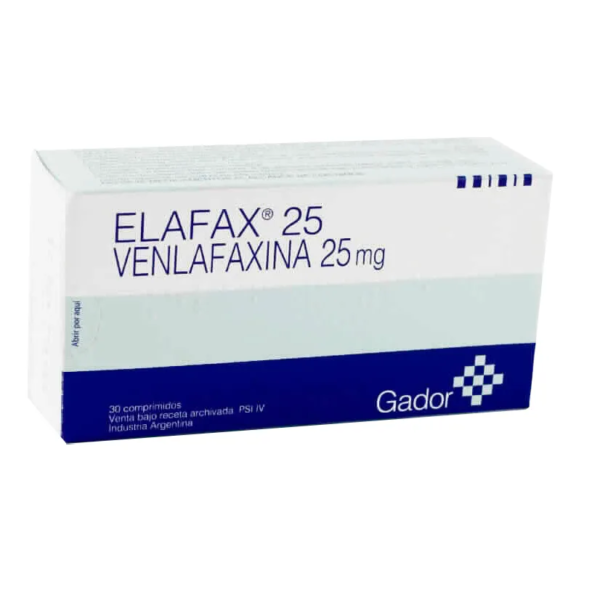 Elafax 25 Mg. Comp. Caja X 30