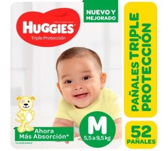 Huggies Triple Proteccion M X 52 Un