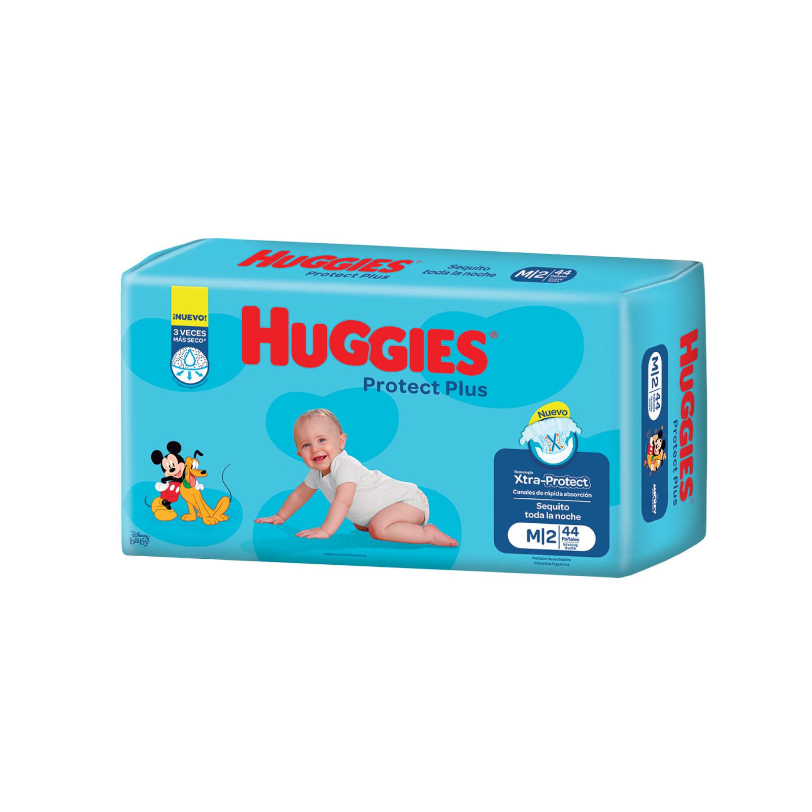 Huggies Protec Plus M X 44 Un
