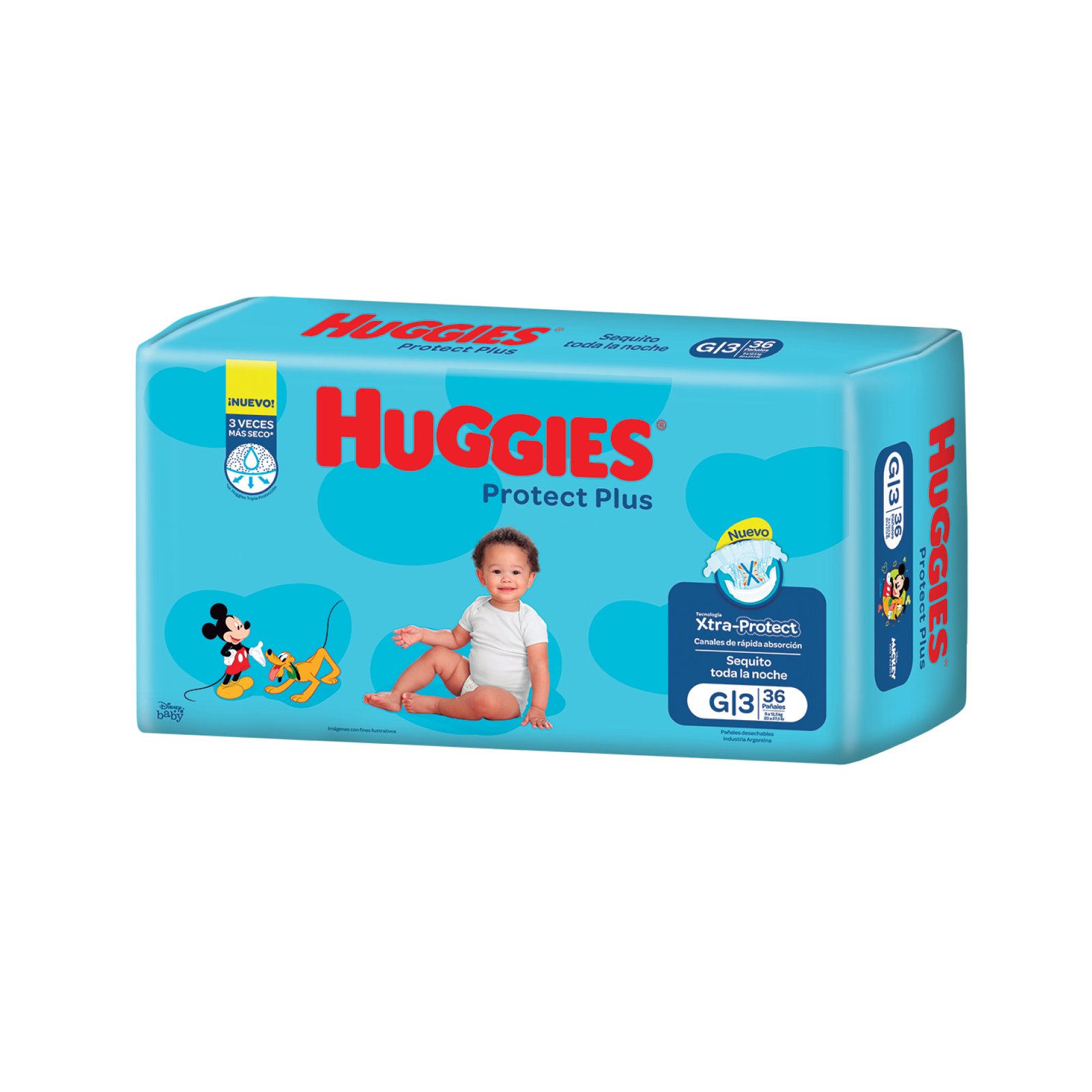 Huggies Protec Plus G X 36 Un