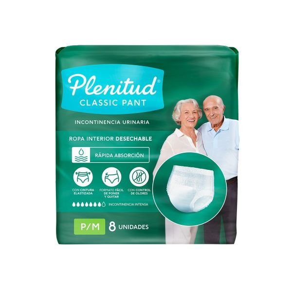 Plenitud Classic Pañal P/M X 8 Unid