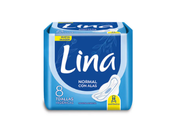 Lina Normal Aloe Vera C/ Alas X 8 Unid
