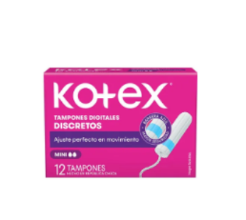 Kotex Tampones Digitales Mini X 12 Un