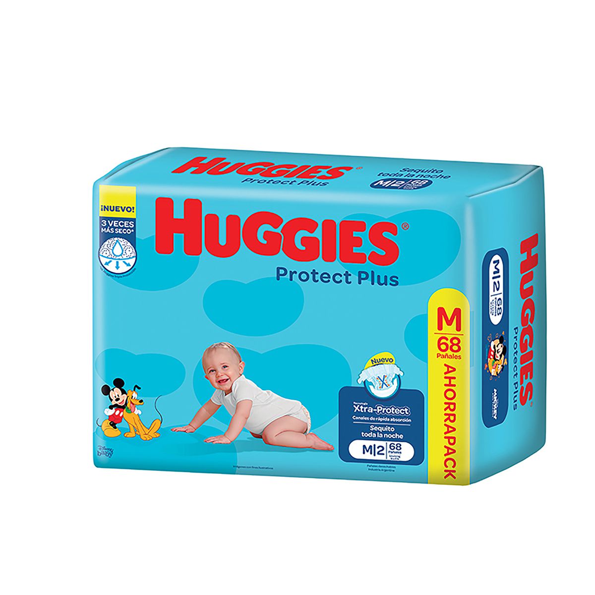 Huggies Protec Plus M X 68 Un