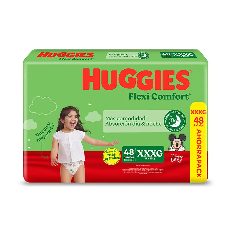Huggies Flexi Comfort Xxxg X 48 Un