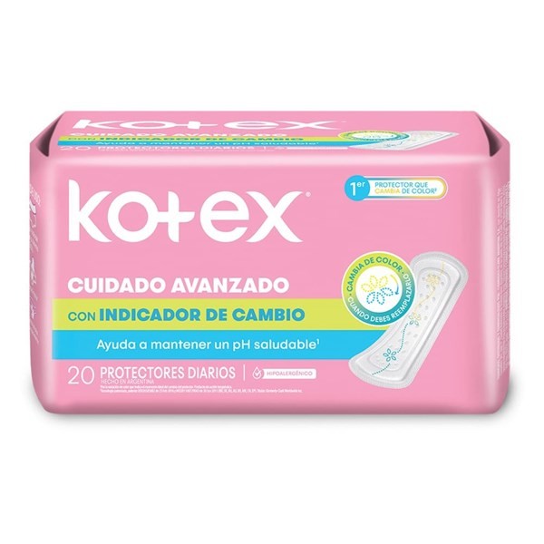 Kotex Cuidado Avanzado C/ Indicador de Cambio Pd X 20 Un