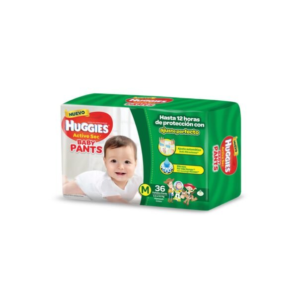 Huggies Act Sec Baby Pants M X 36 Unid.