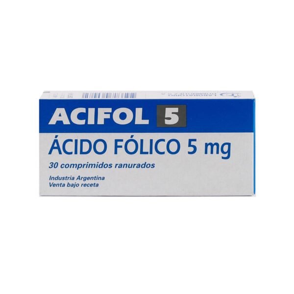 Acifol 5 Mg Caja X 30 Comp.