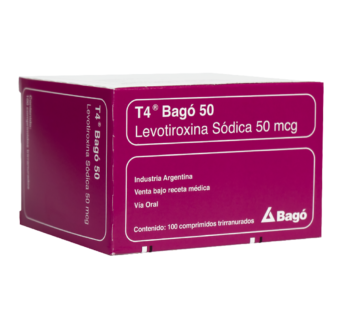 T4 Bago 50 Mg. Caja X 100 Comp