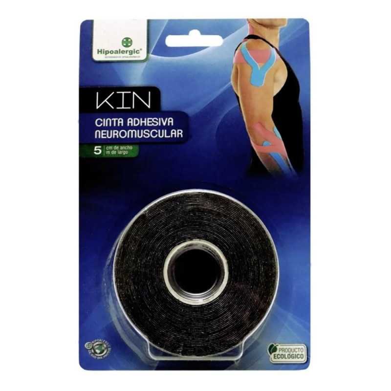Kin Cinta Adhesiva Negro 5cm X 5cm