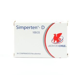 Simperten D 100 Mg./25 Mg. Caja X 30 Com