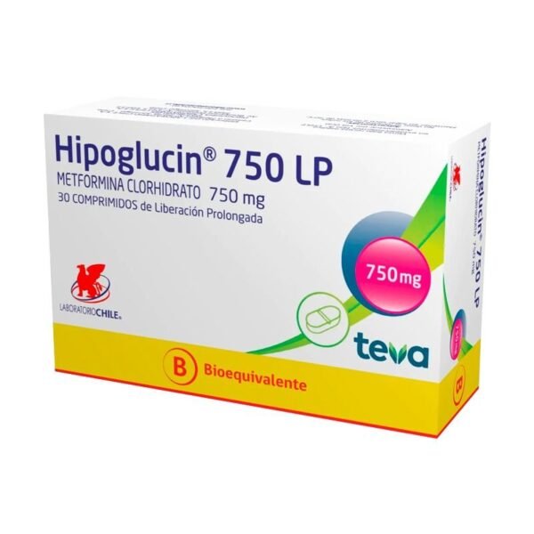 Hipoglucin 750 Lp Caja X 30 Comp.
