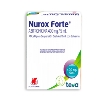 Nurox Forte 400 Mg/5 Suspensión Oral X 20 Ml.