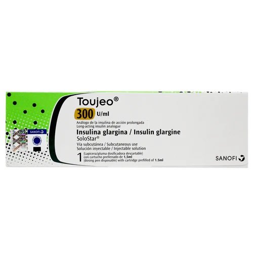 Toujeo Insulina Glargina Ui 300 X 1.5ml