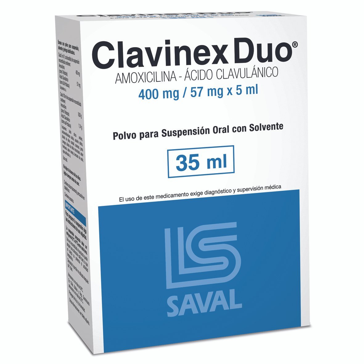 Clavinex Duo Polvo P/Susp. Fco. X 35 Ml.