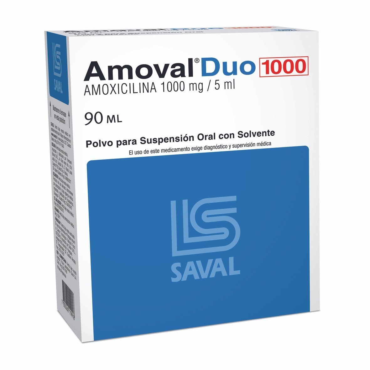 Amoval Duo 1000 Susp. X 90 Ml